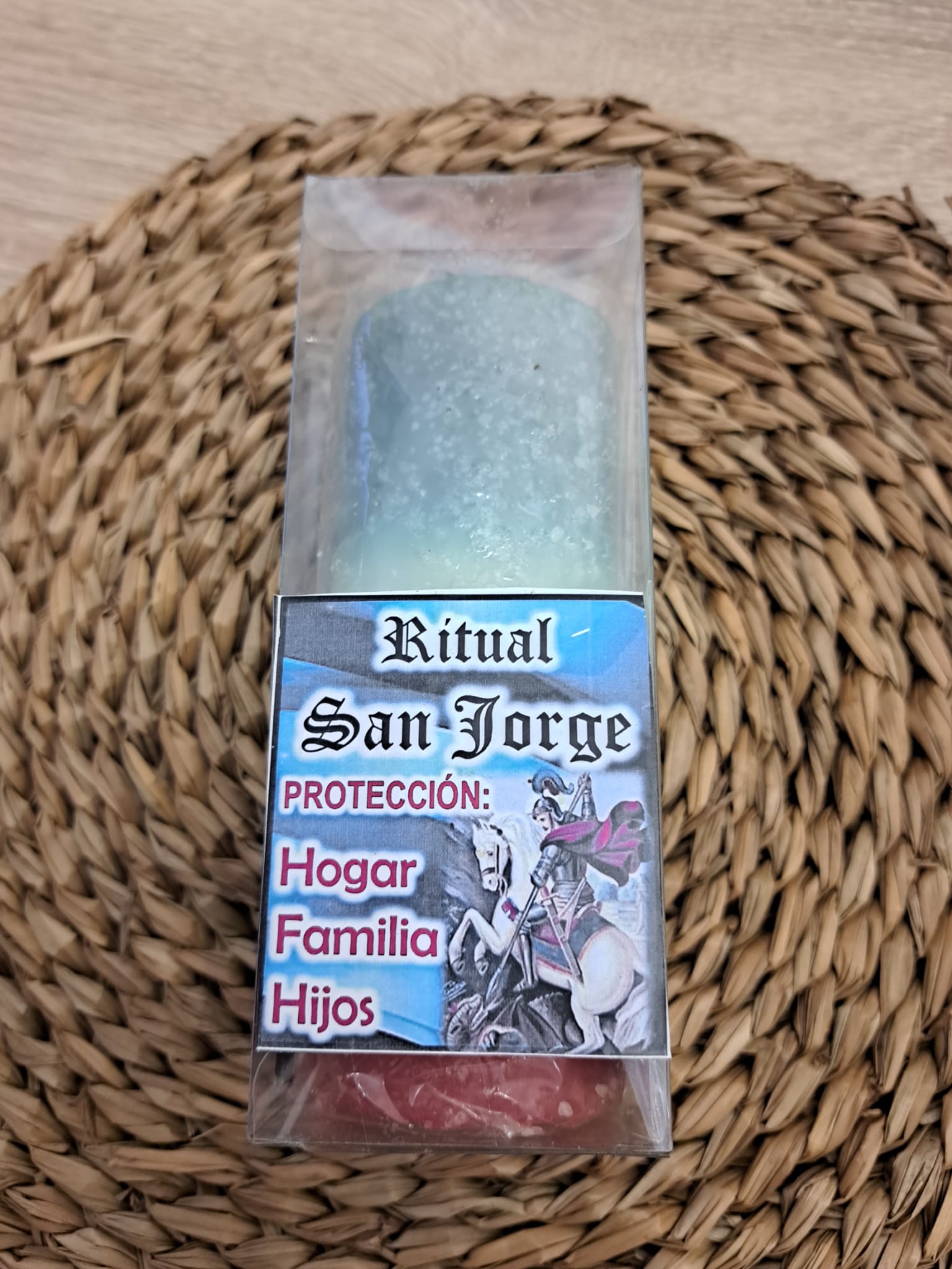 Velón ritual San Jorge
