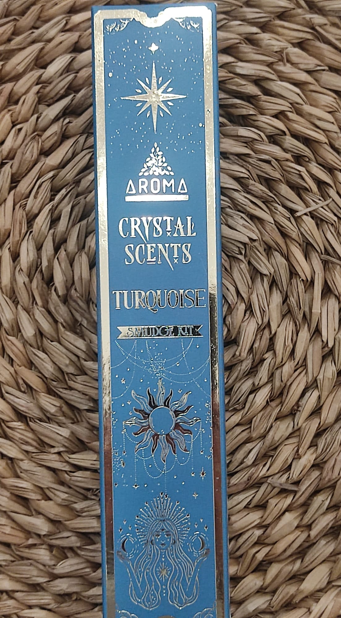 Incienso turquesa con mineral