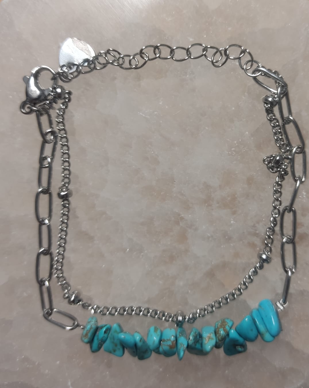 Pulsera con turquesa