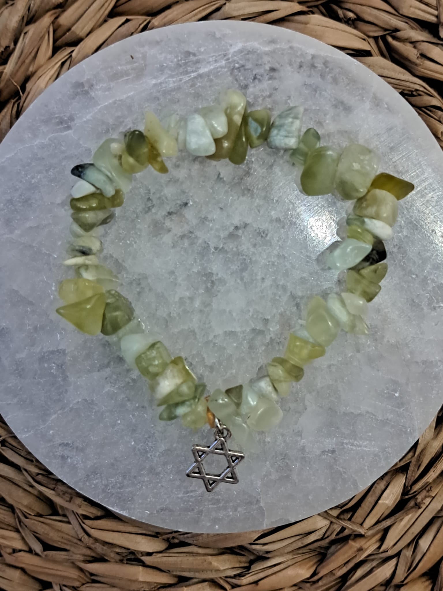 Pulsera de chips jade 