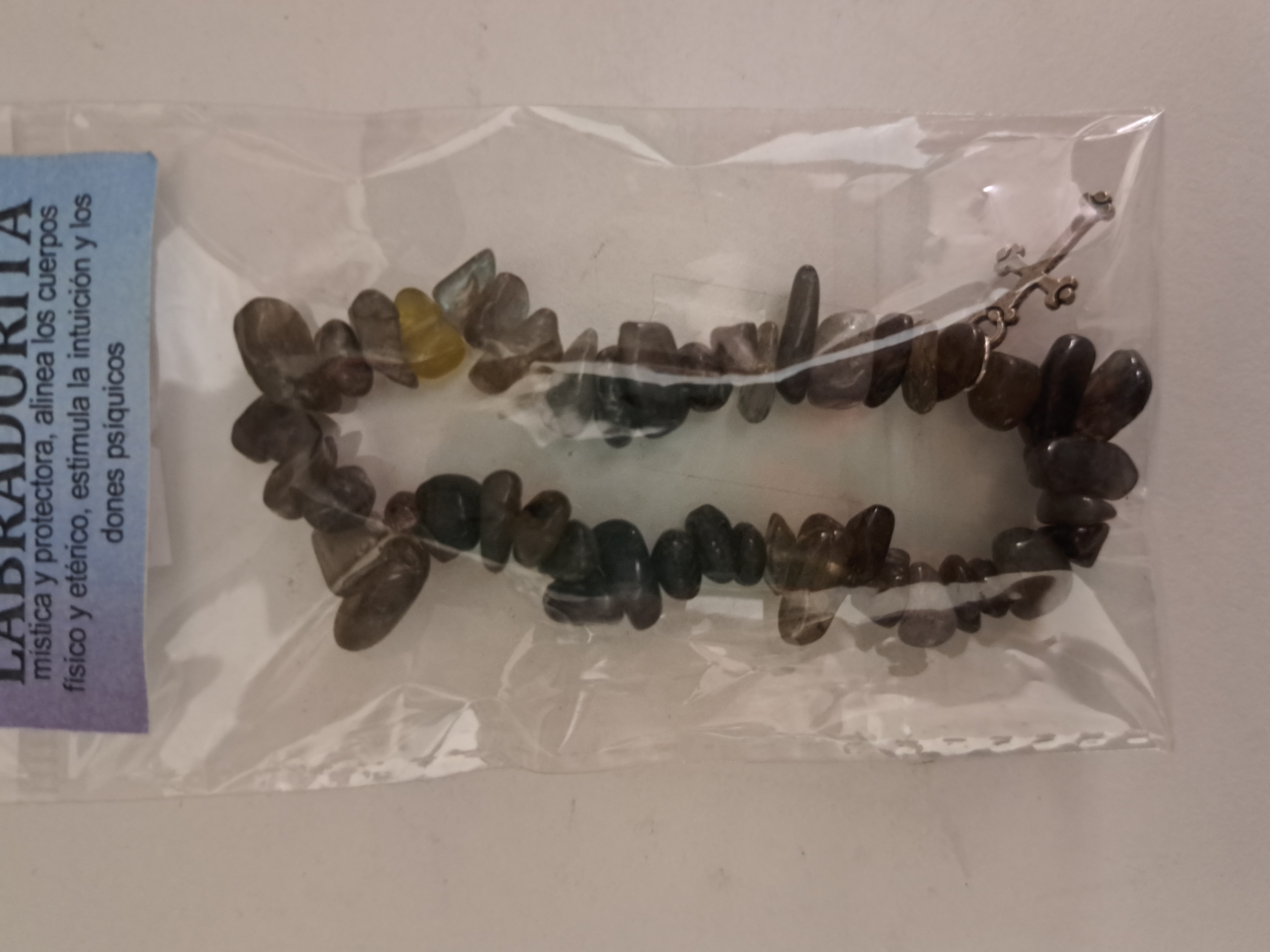Pulsera labradorita chips