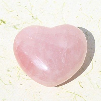 Corazón cuarzo rosa grande