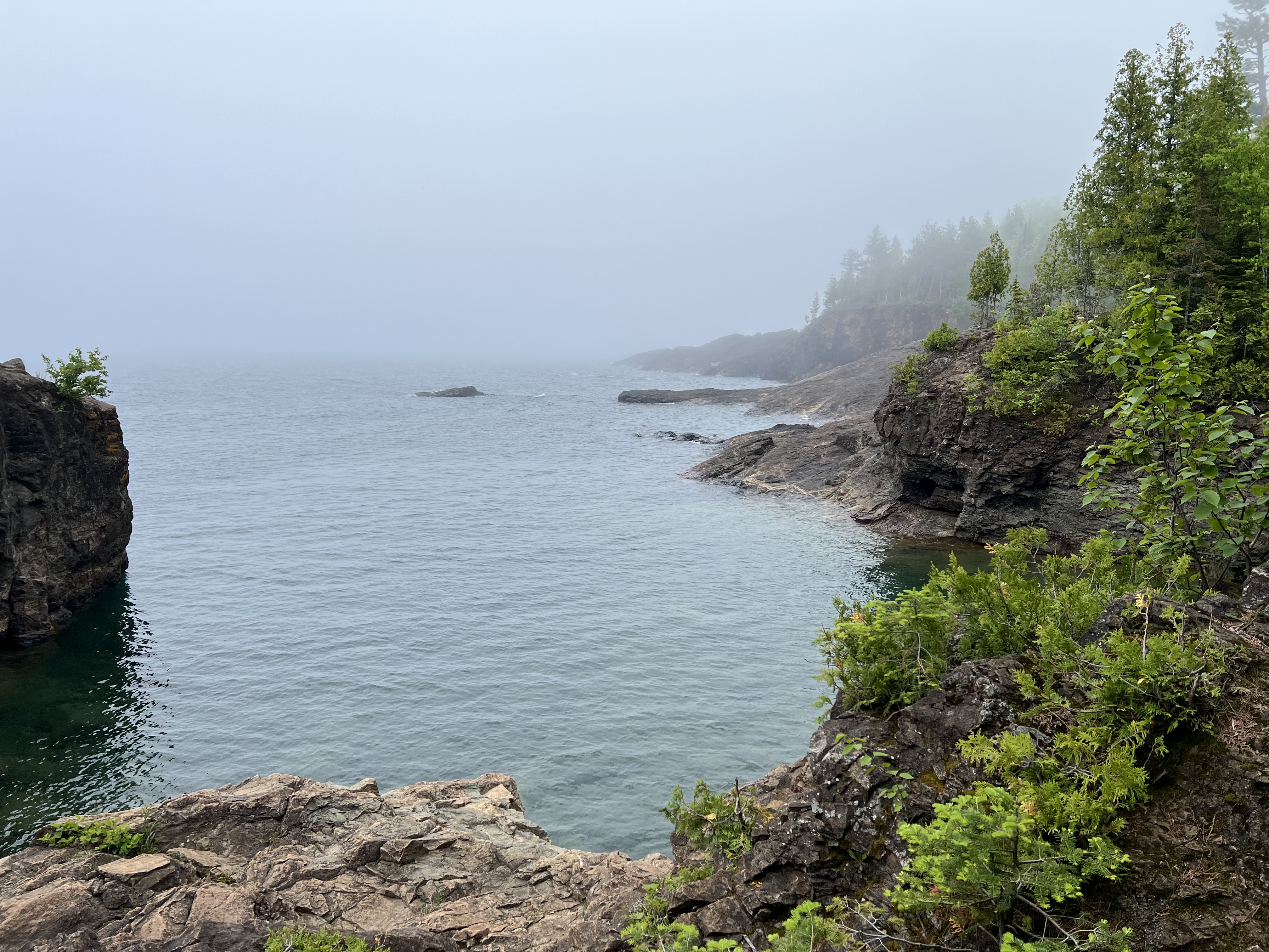 Morning mist at Blackrocks
