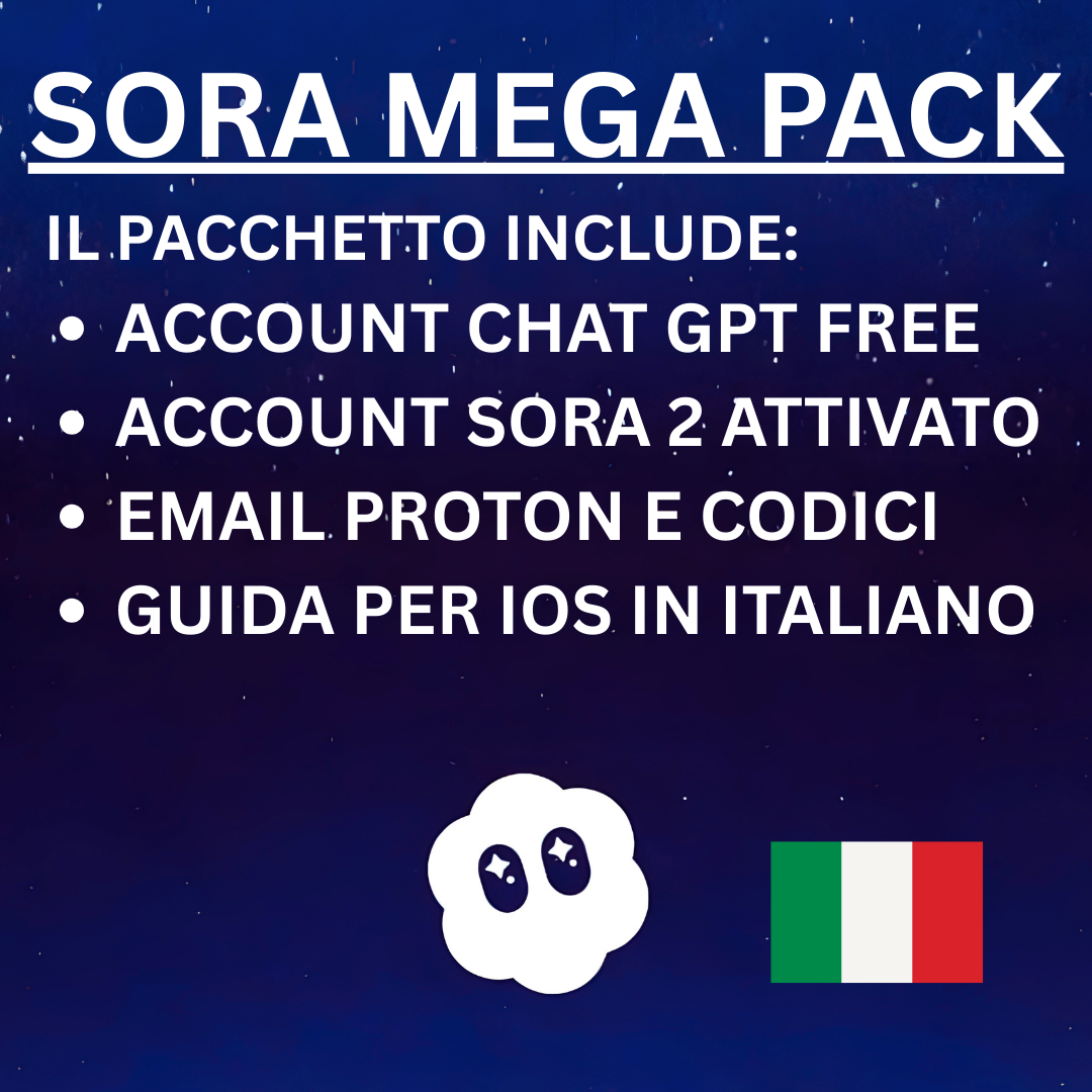 Sora 2 (ATTIVO - Already active) + ChatGPT + Proton Mail
