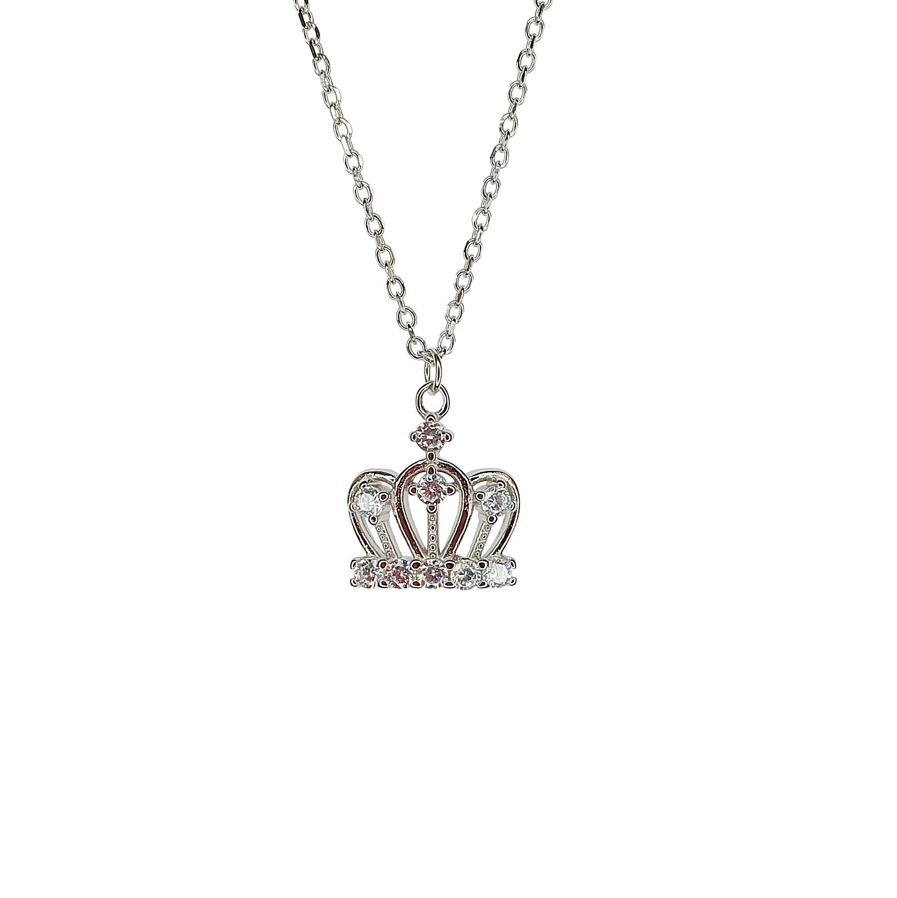 Crown Pendant Necklace