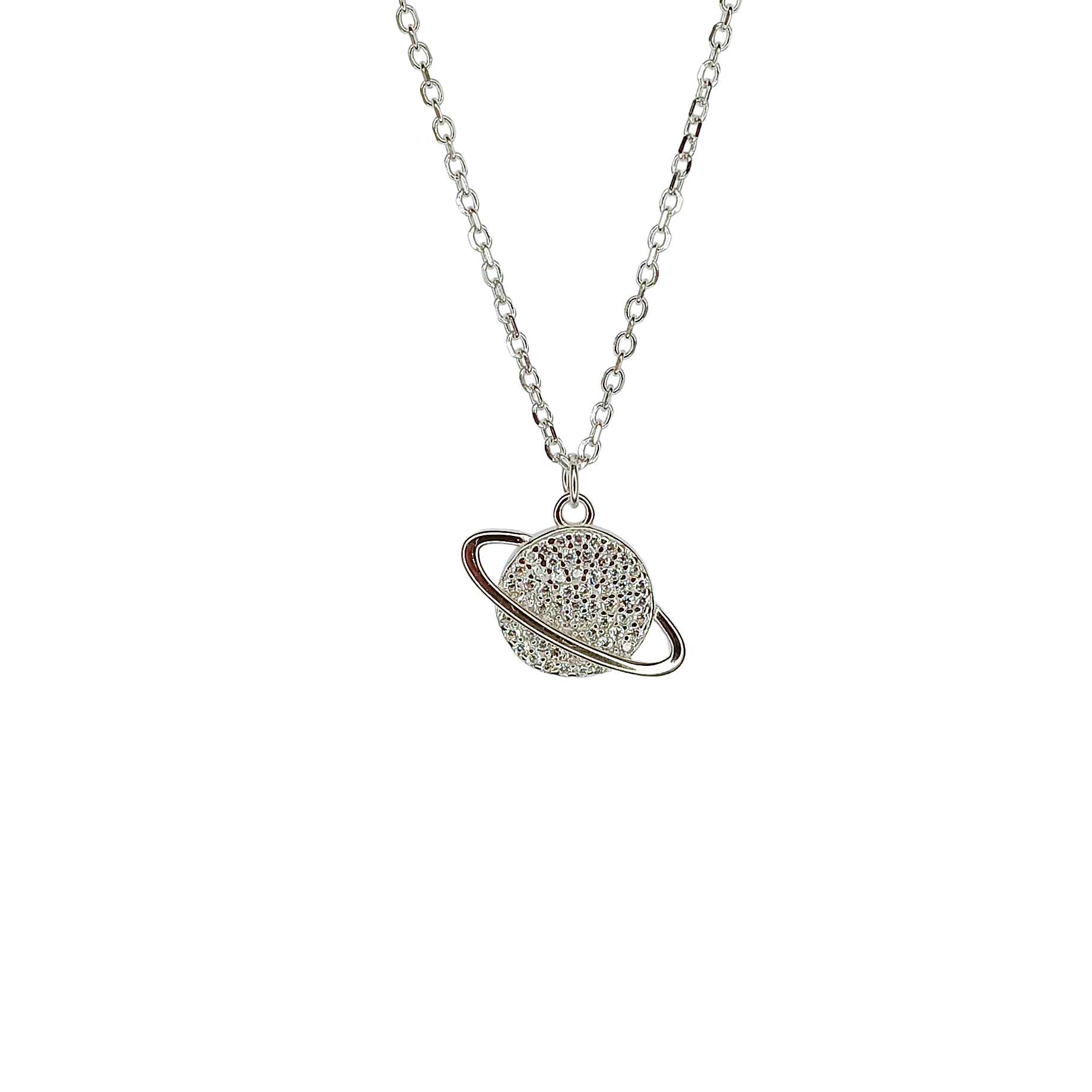Planet Crystal Pendant Necklace
