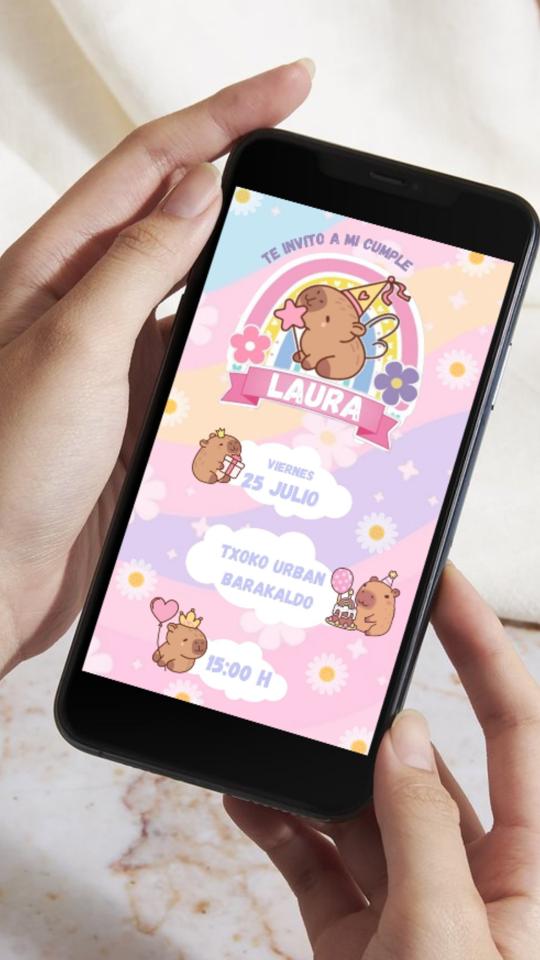 Invitación digital Capibara II