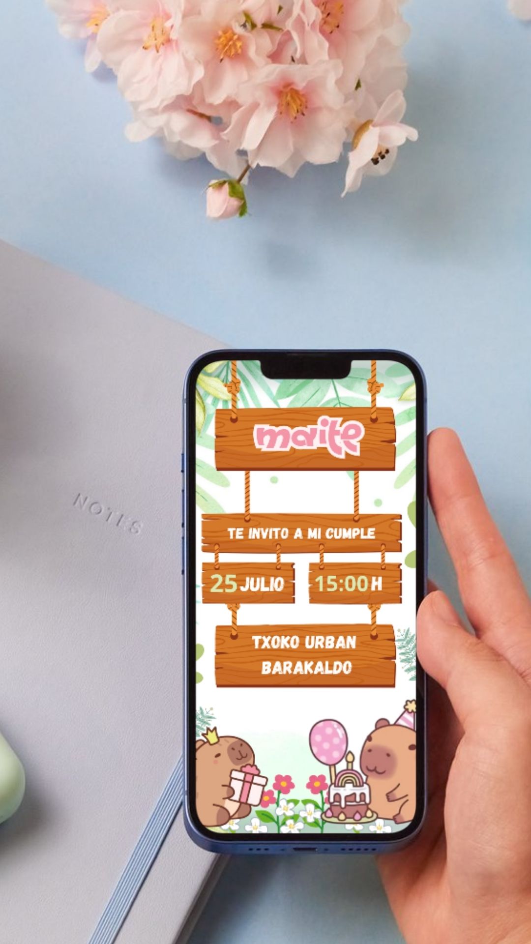 Invitación Digital Capibara