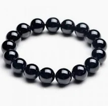 Black Bead Bracelet
