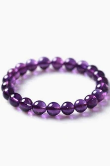 Amethyst Bead Bracelet