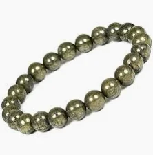 Pyrite Bead Bracelet