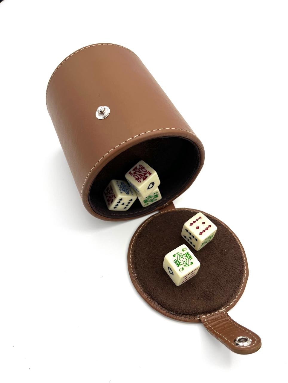 Vaso de Cacho en Cuero