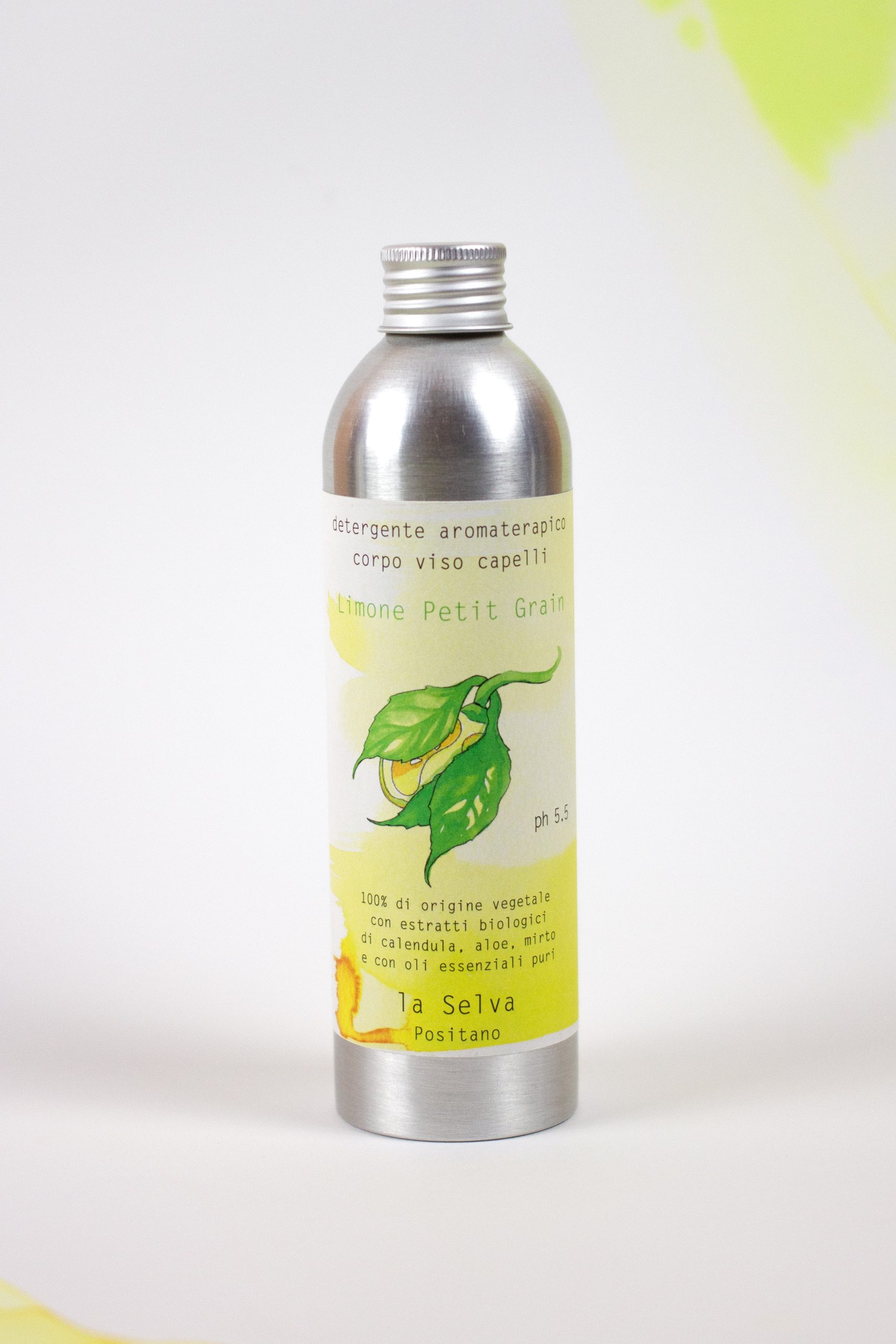 DETERGENTE AROMATERAPICO LIMONE E PETIT GRAIN
