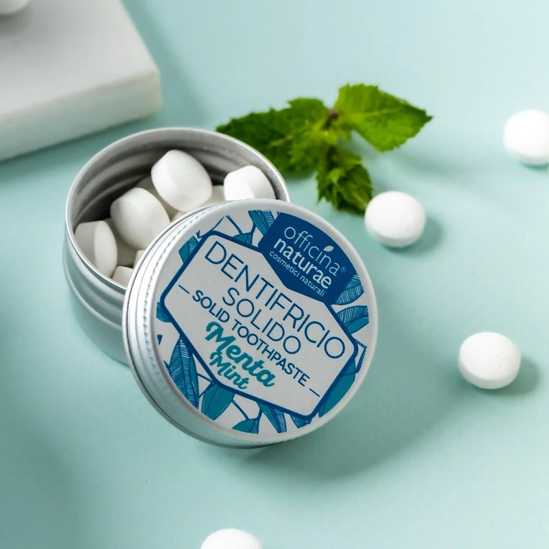 DENTI' - DENTIFRICIO DA VIAGGIO IN PASTIGLIE - OFFICINA NATURAE