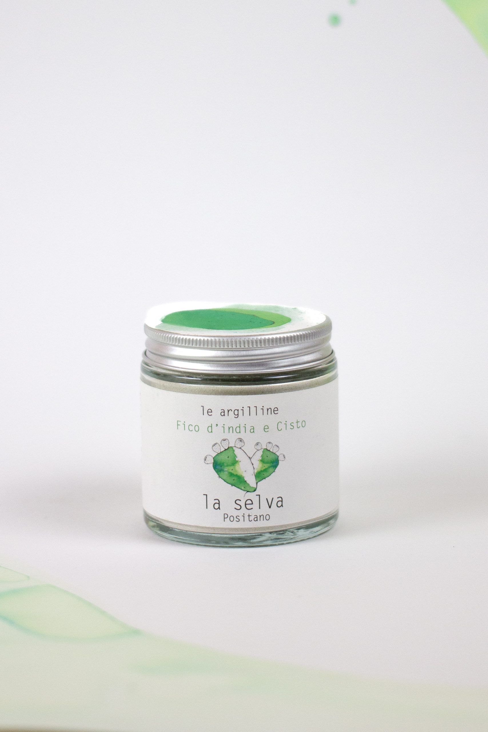 MASCHERA VISO FICO D'INDIA E CISTO  (La Selva Positano)