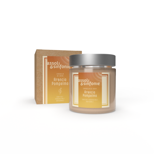 Candela di soia Arancio Pompelmo-BIOTEKO