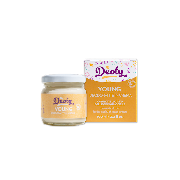 YOUNG- DEODORANTE IN CREMA DEOLY - LATTE E LUNA