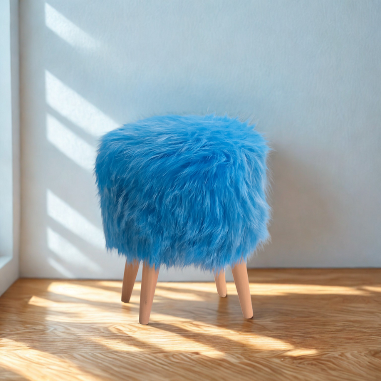 Puff: Peludo Colores Vivos