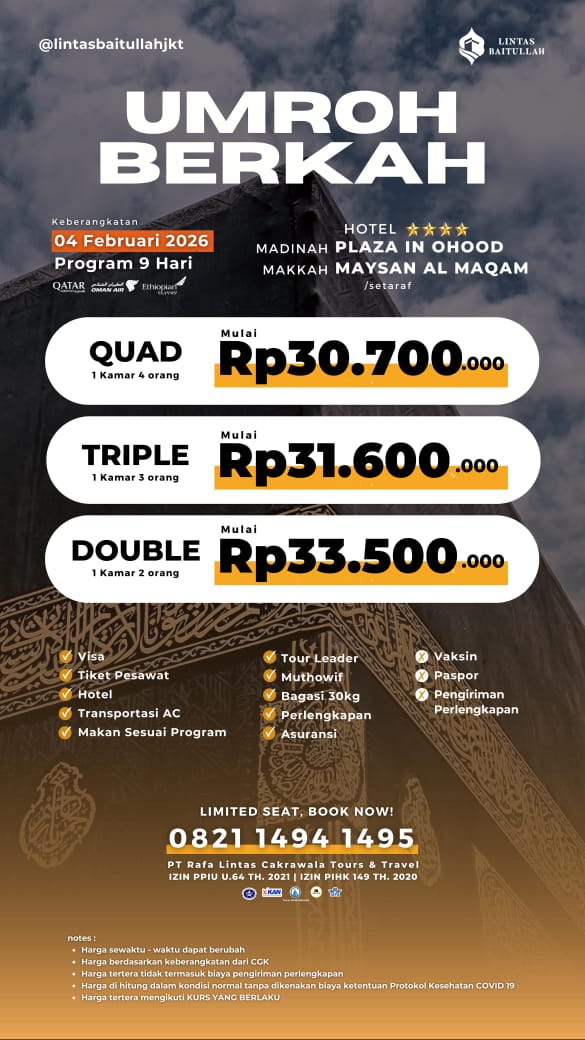 UMROH BERKAH 04 FEBRUARI 2026