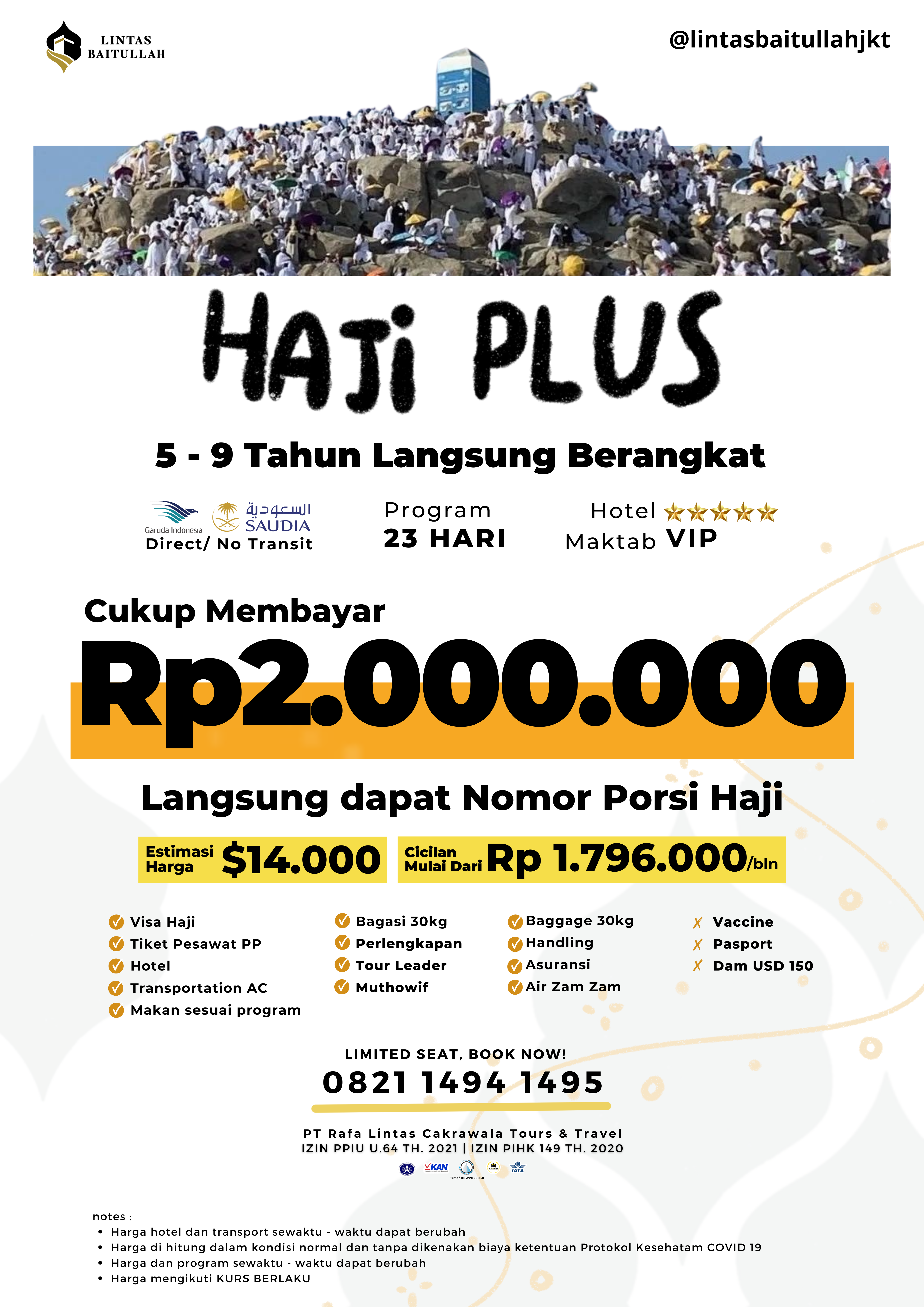 PORSI HAJI PLUS 2 JT
