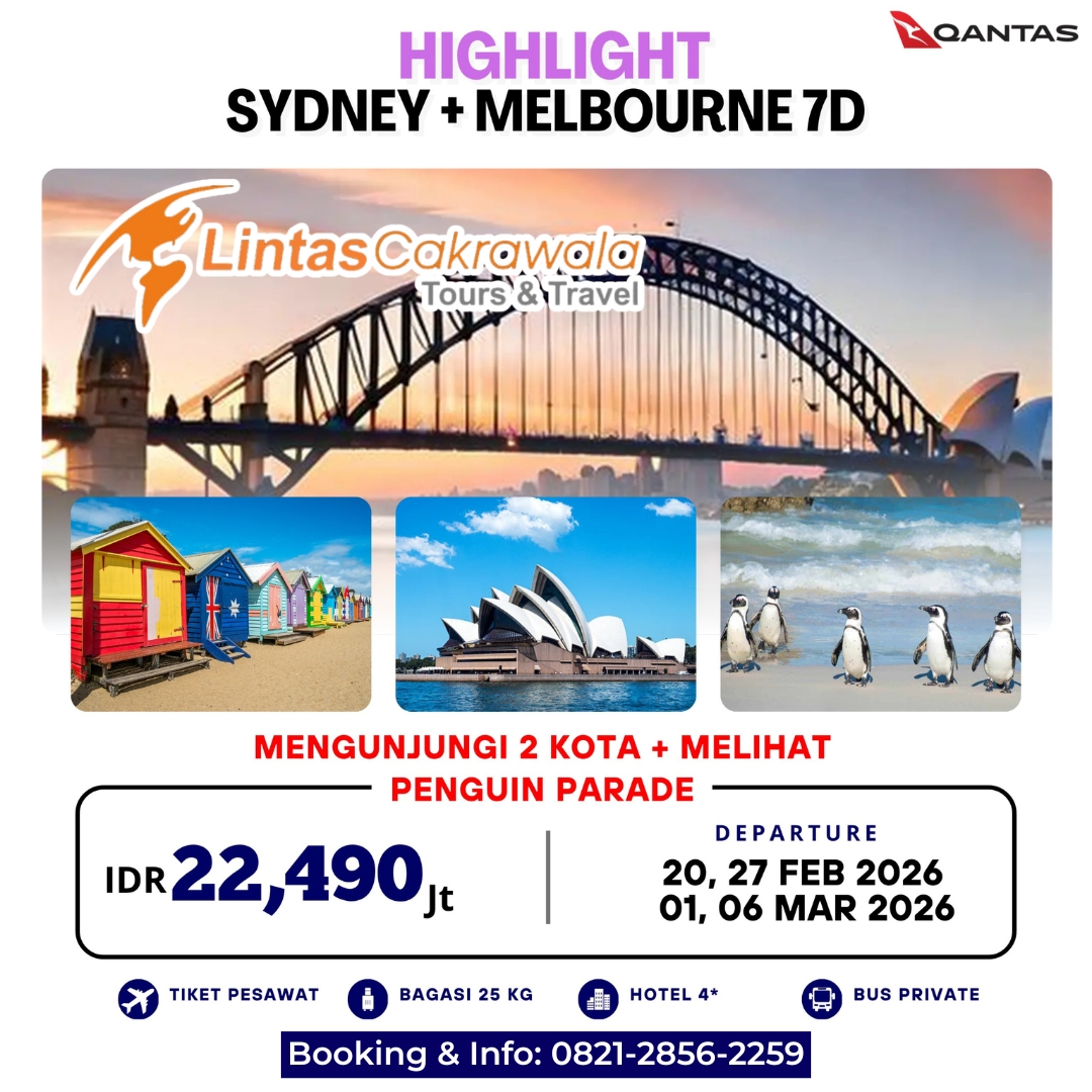 7D HIGHLIGHT SYDNEY + MELBOURNE