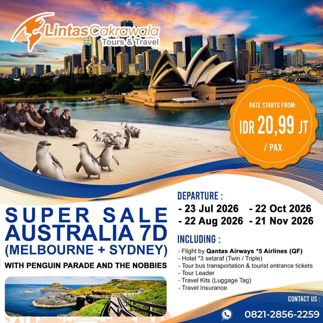 7D SUPER SALE AUSTRALIA (MELBOURNE + SYDNEY)