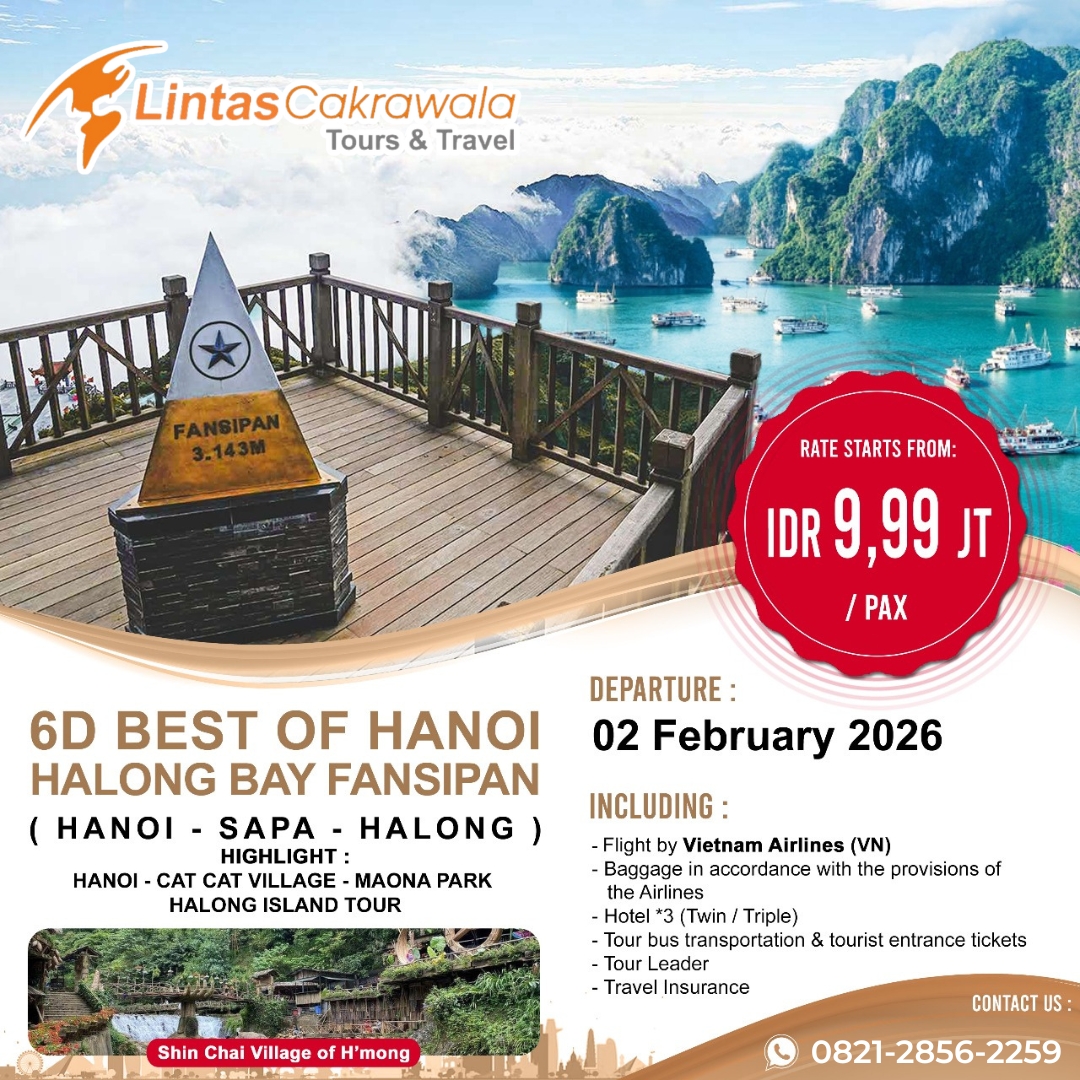 6D BEST OF HANOI HALONG BAY FANSIPAN