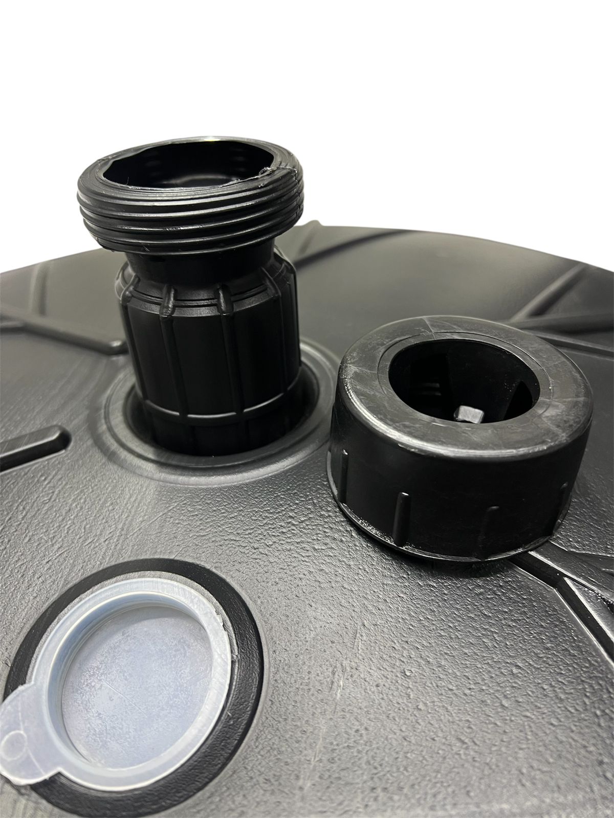 Base Guarda Sol Ombrelone Resistente Suporte Agua Ou Areia Preto Redondo