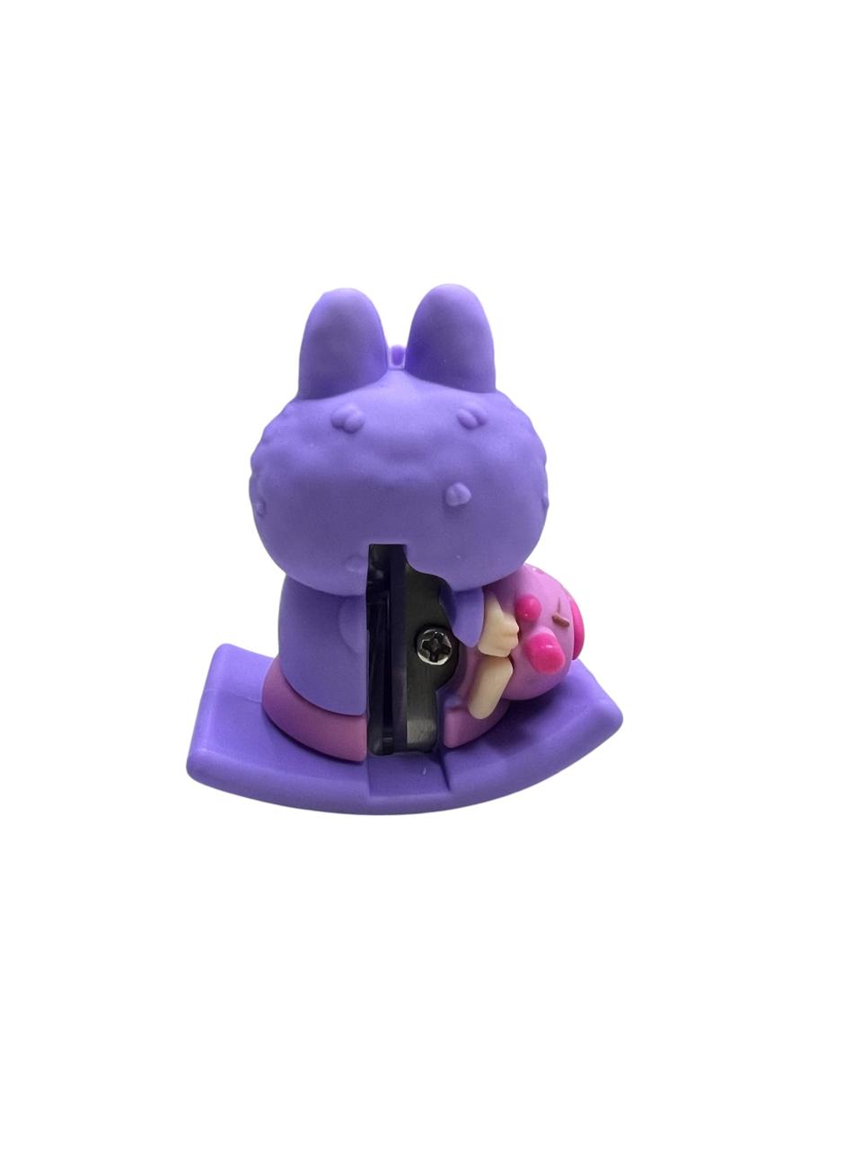 Apontador De Lápis Labubu Escola Escritório Crianças Lilás