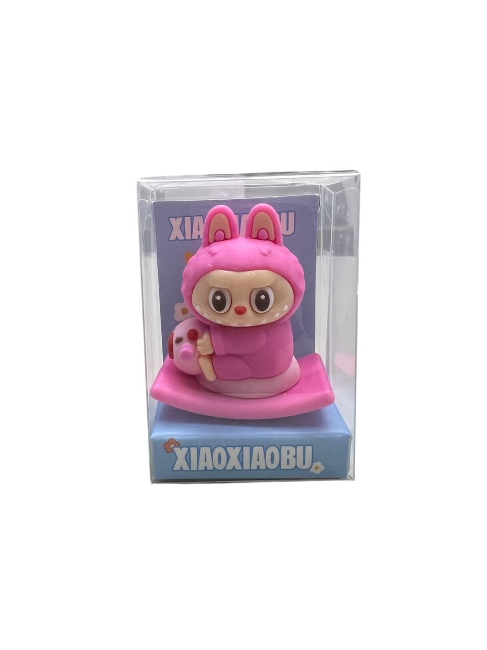 Apontador De Lápis Labubu Escola Escritório Crianças Rosa