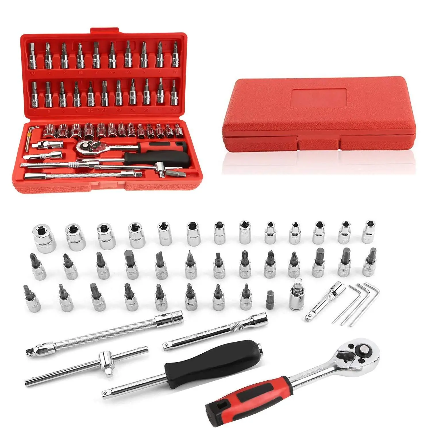 Jogo Chave Catraca Canhão Torq Ferramenta Qualidade Cromado