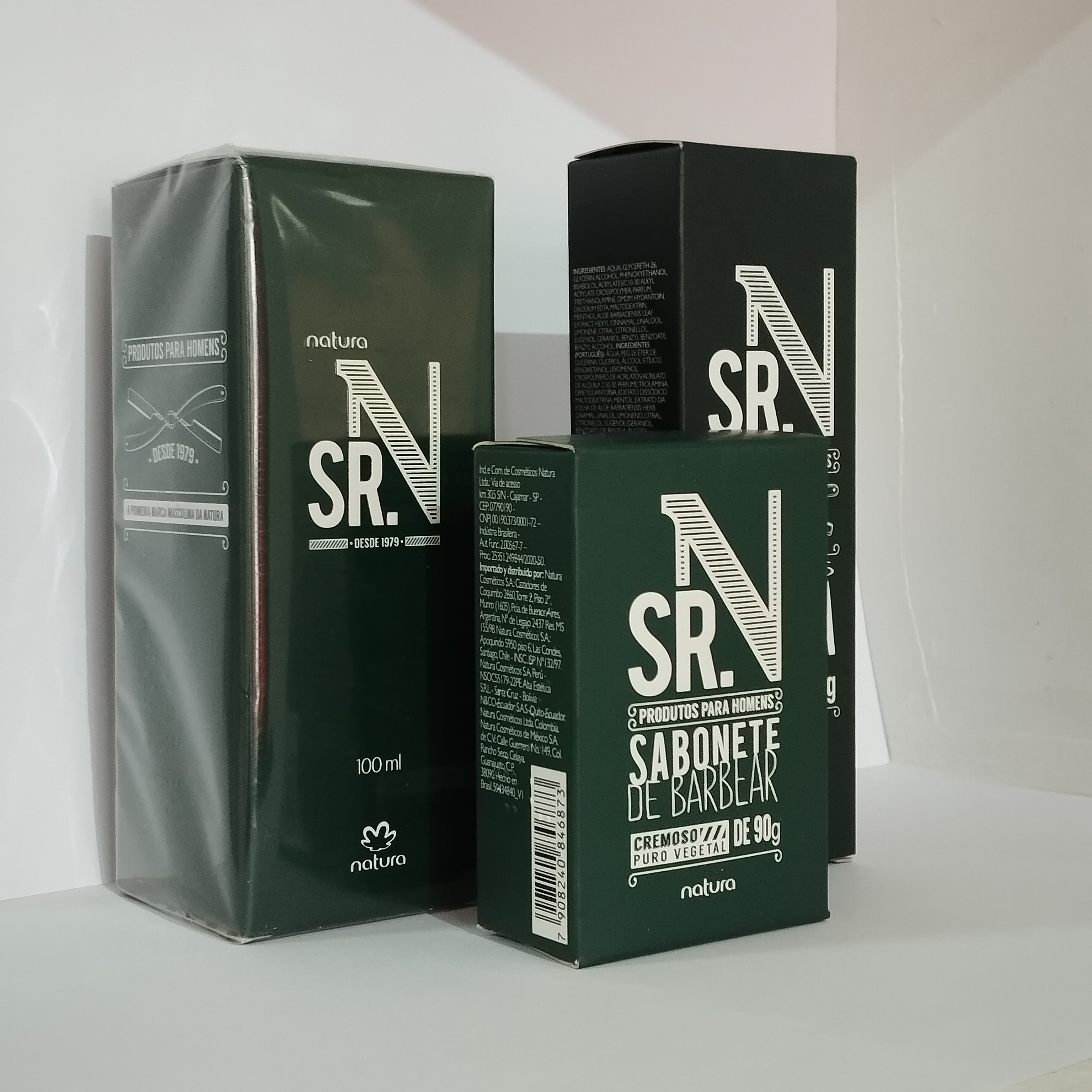 Kit Sr.N Colônia, Gel pós barba e Sabonete