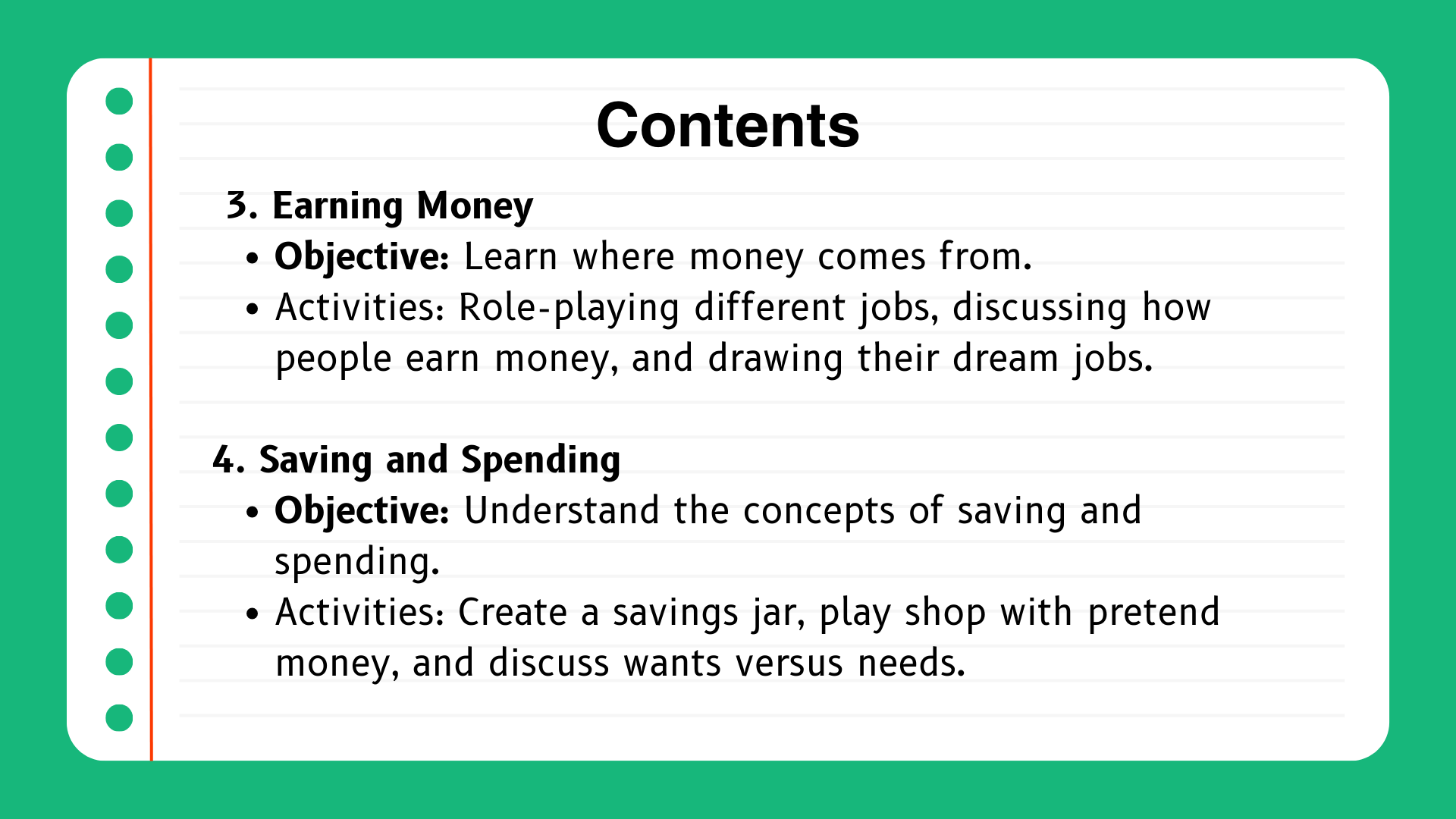 Money Matters in Early Years Bundle