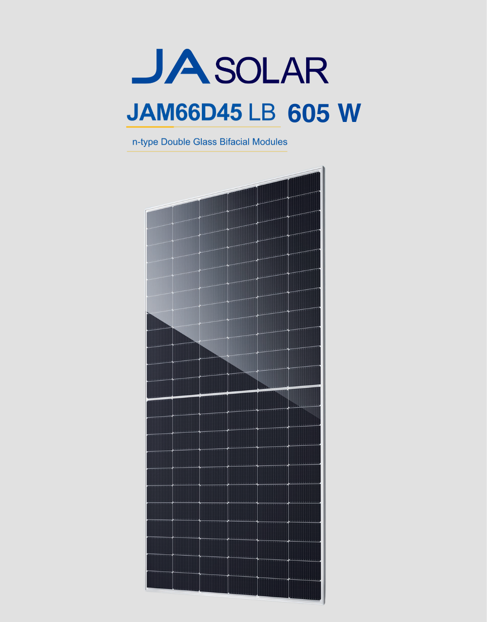 JA Solar JAM66D45 LB 605W Solar Panel
