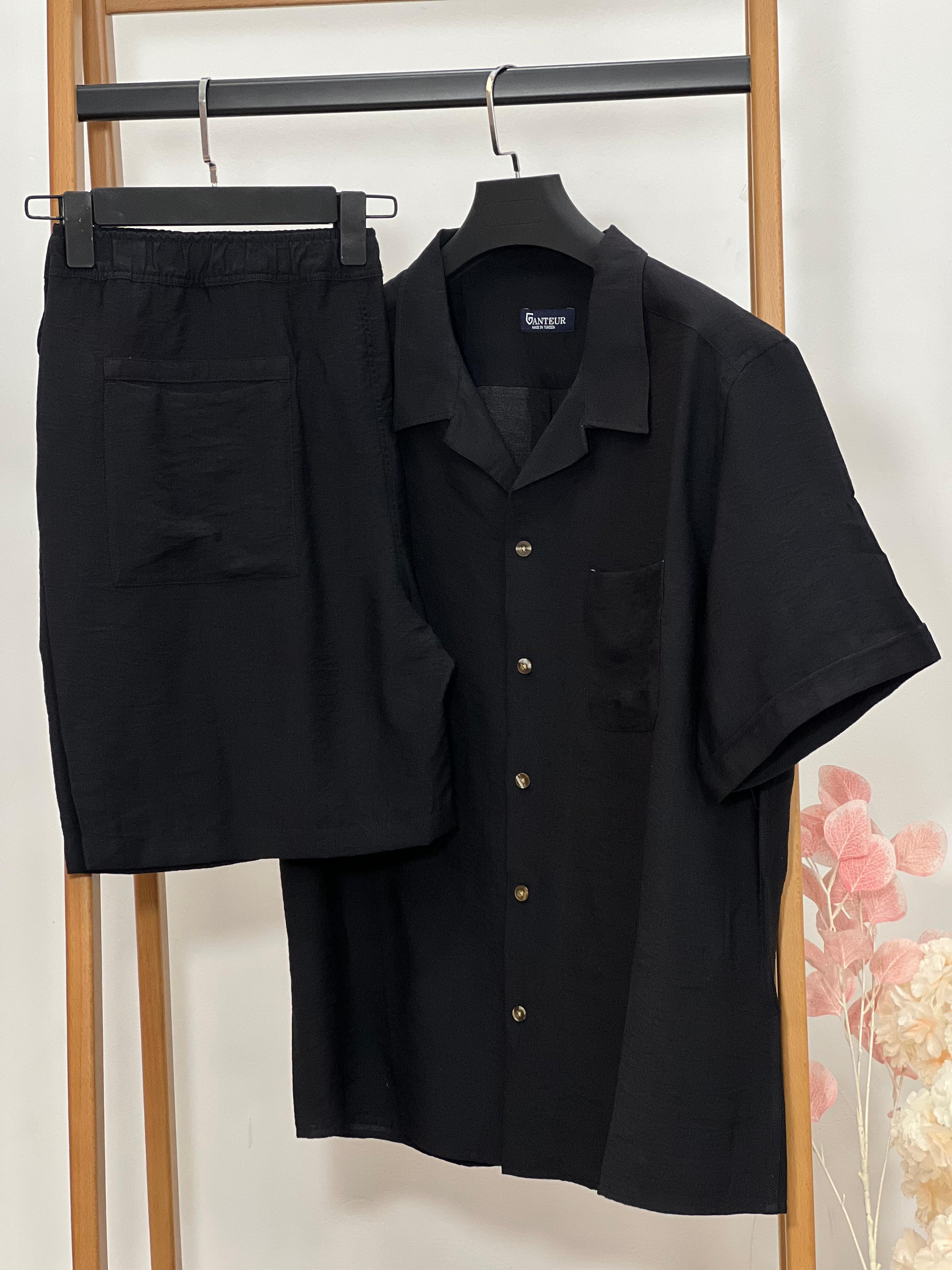 chemise avec poche + short