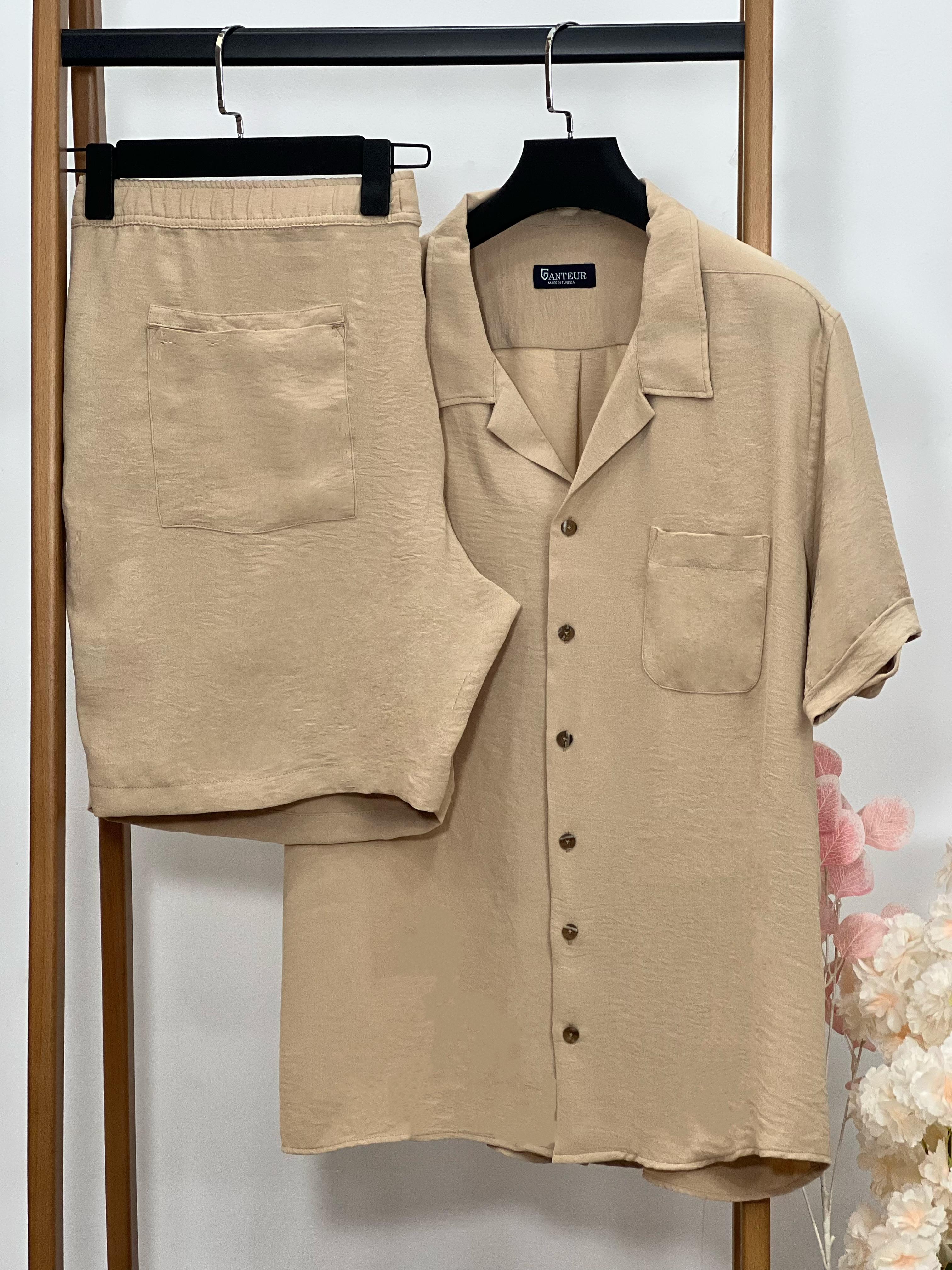 chemise avec poche + short