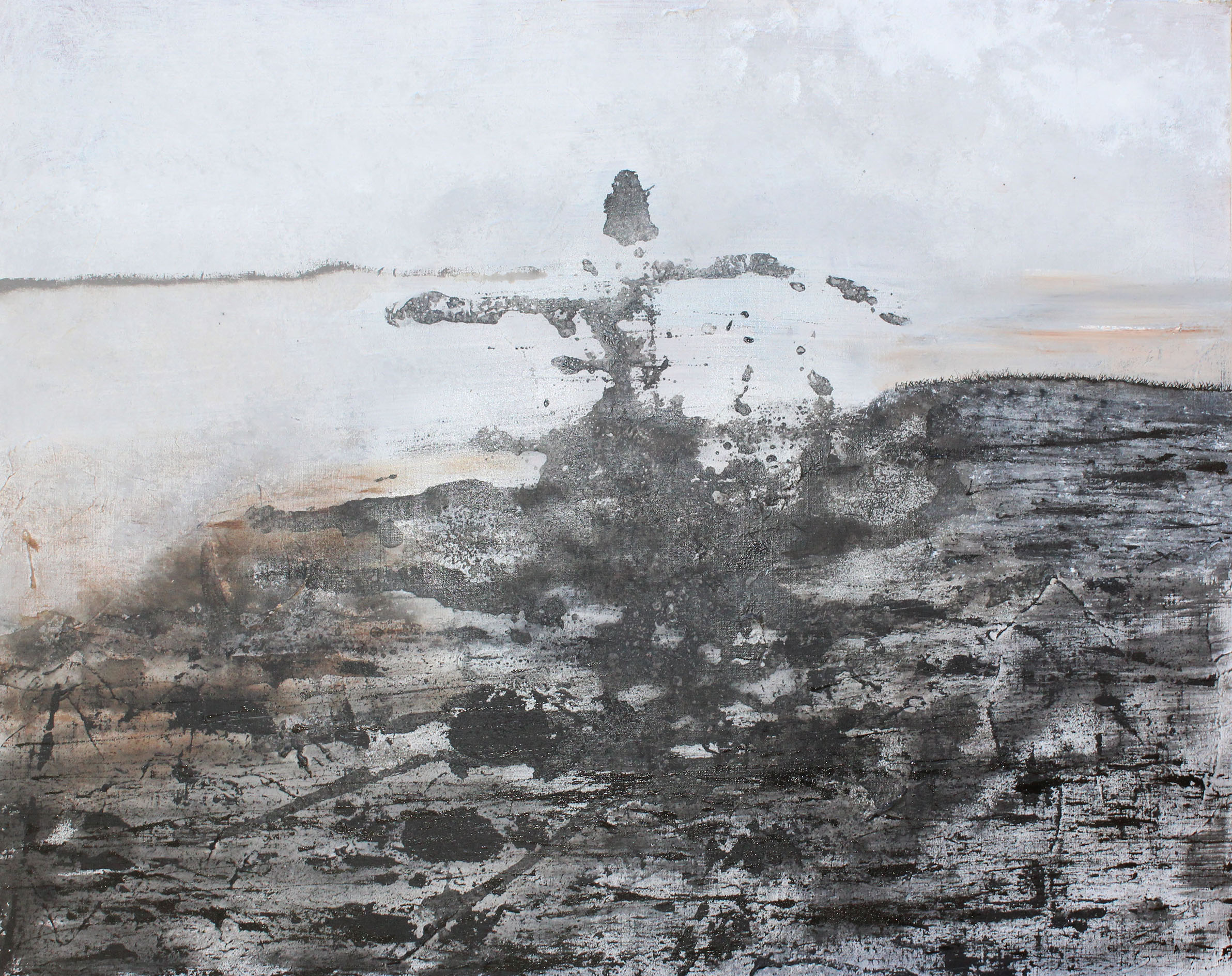 La terre envoie des signes  81 x 65 cm