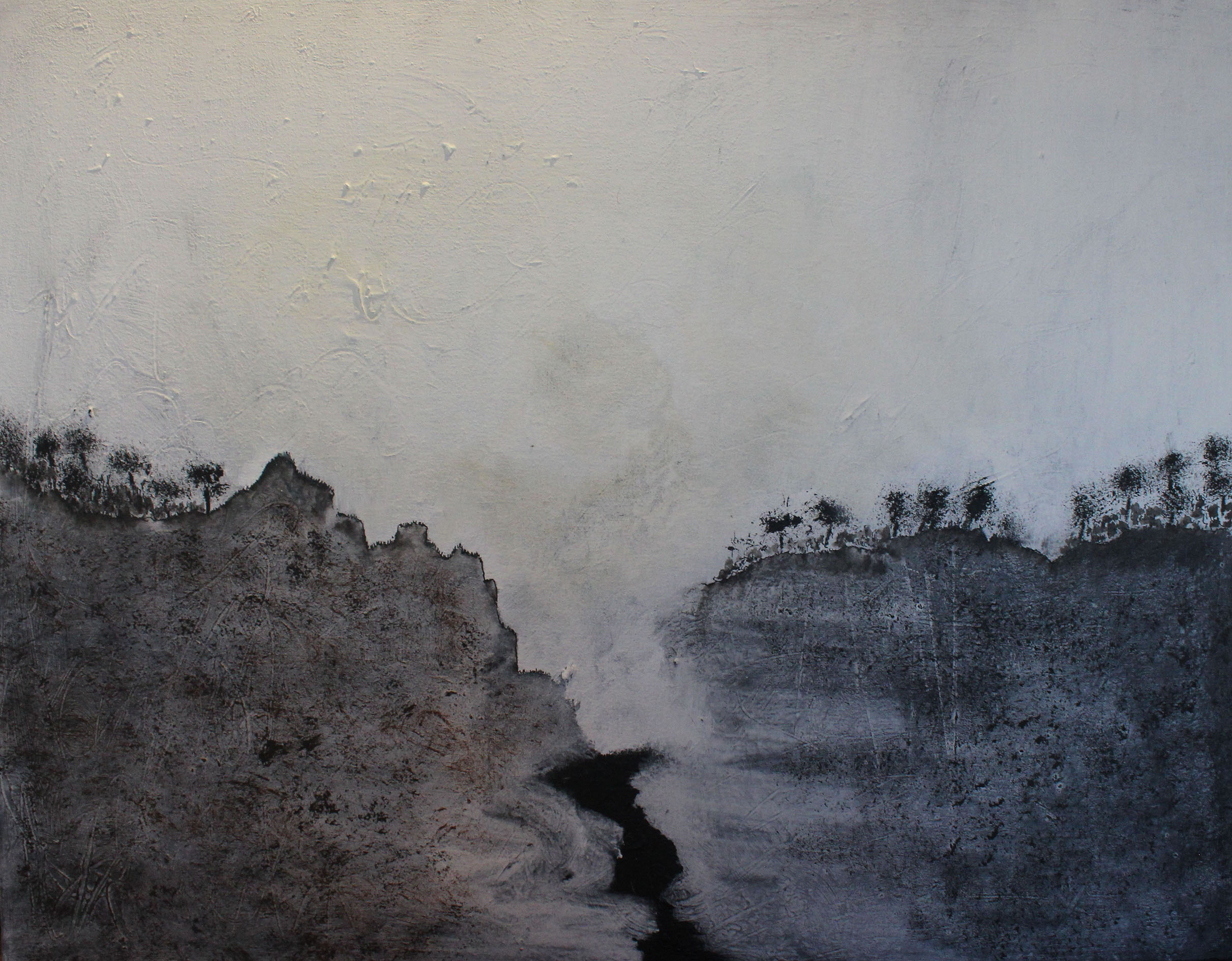 Vie de brumes 52 x 73 cm