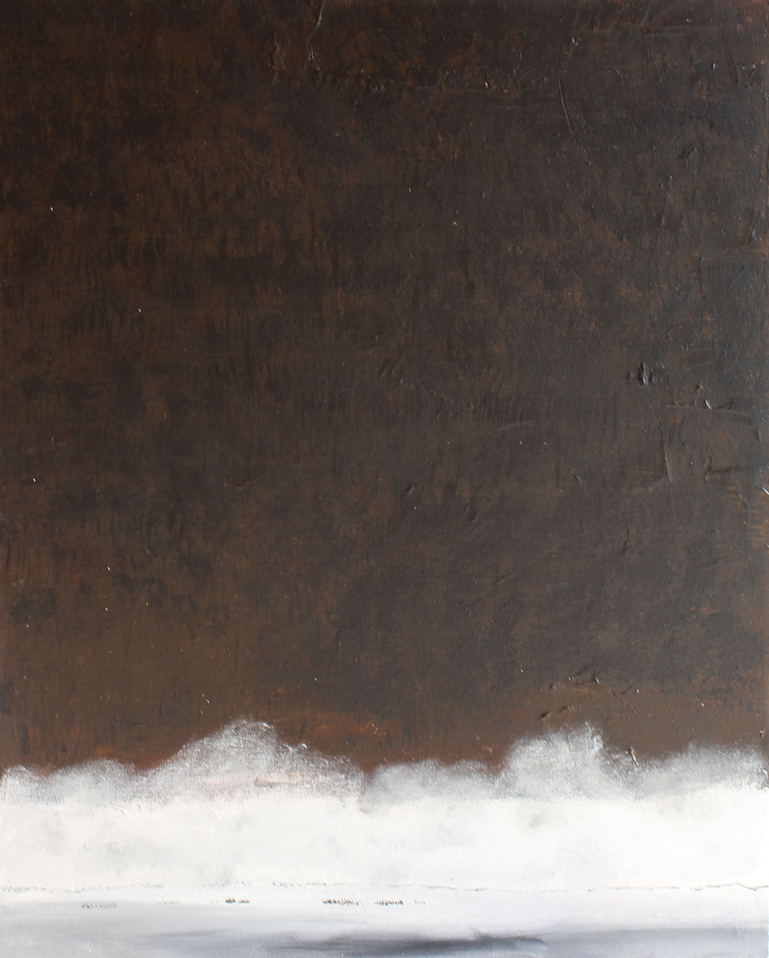 Mouvements sur la terre  65 x 81 cm 