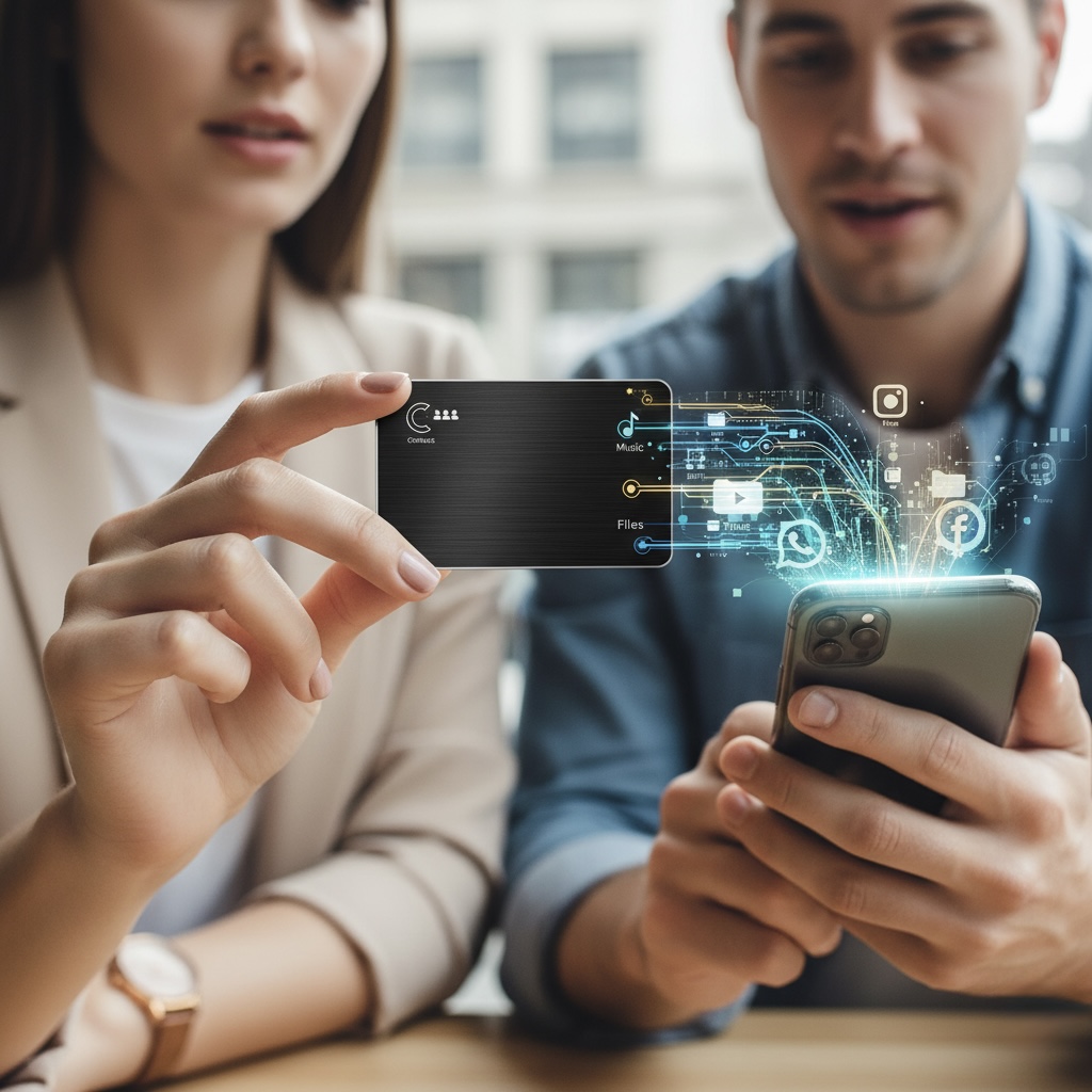 Contactless NFC Metal Business Card Customizable
