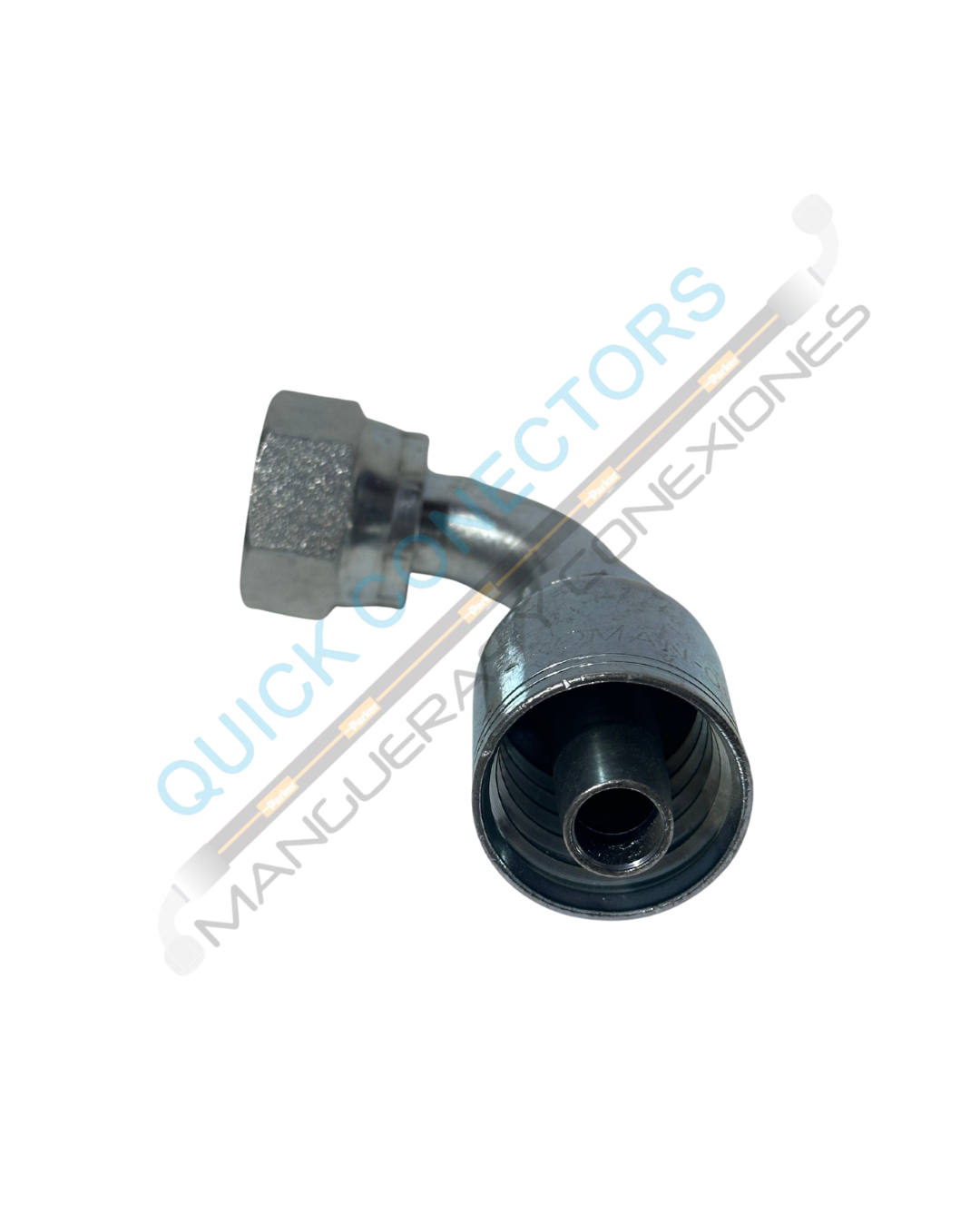 Conexión Codo 90° Giratoria Cara Plana  |  1J943