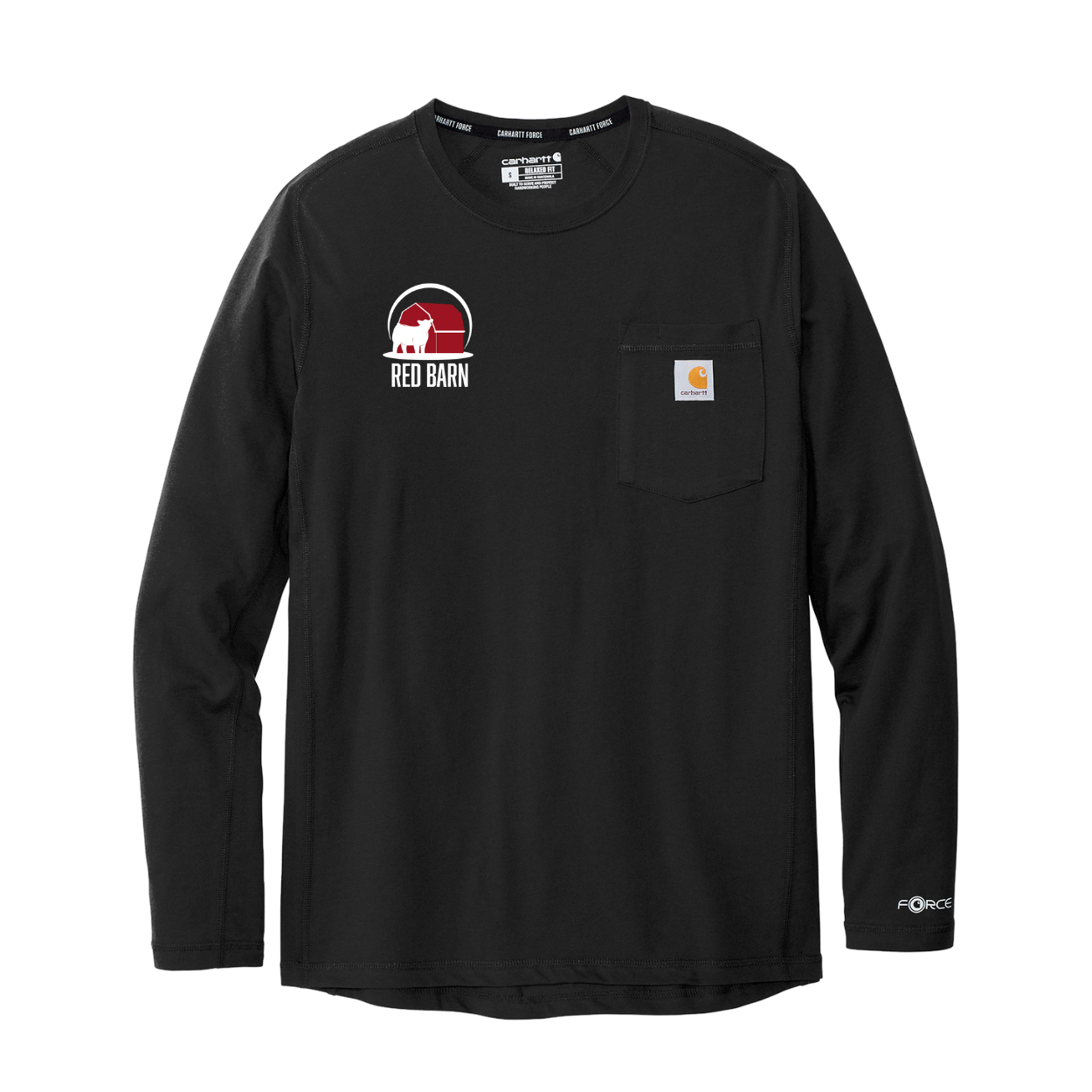 Carhartt Force Long Sleeve Embroidered Logo