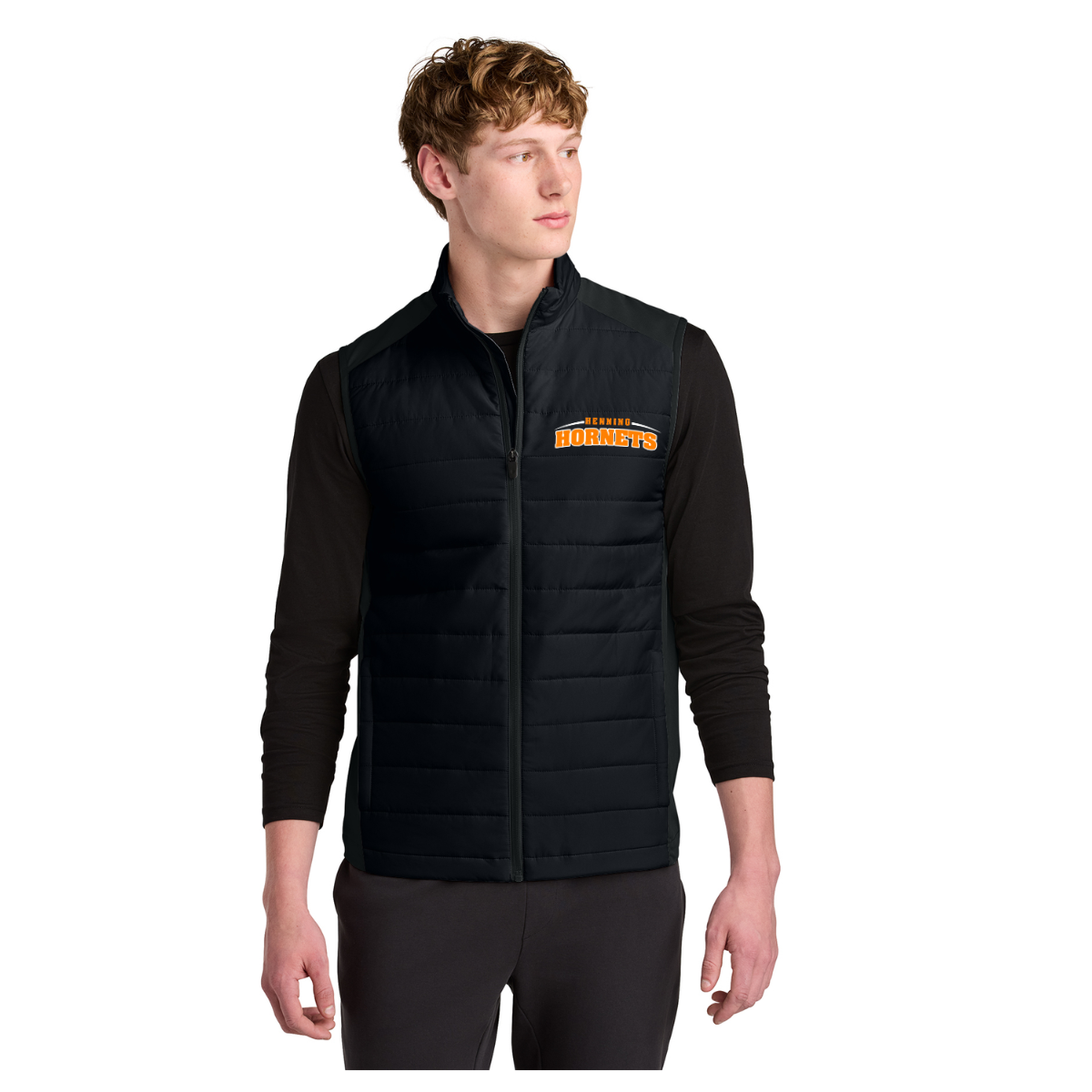 Mens Sport Tek Embroidered Vest