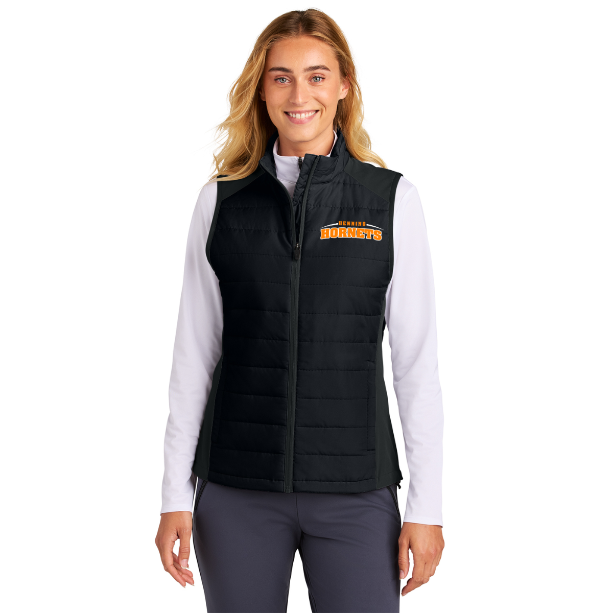 Womens Sport Tek Embroidered Vest