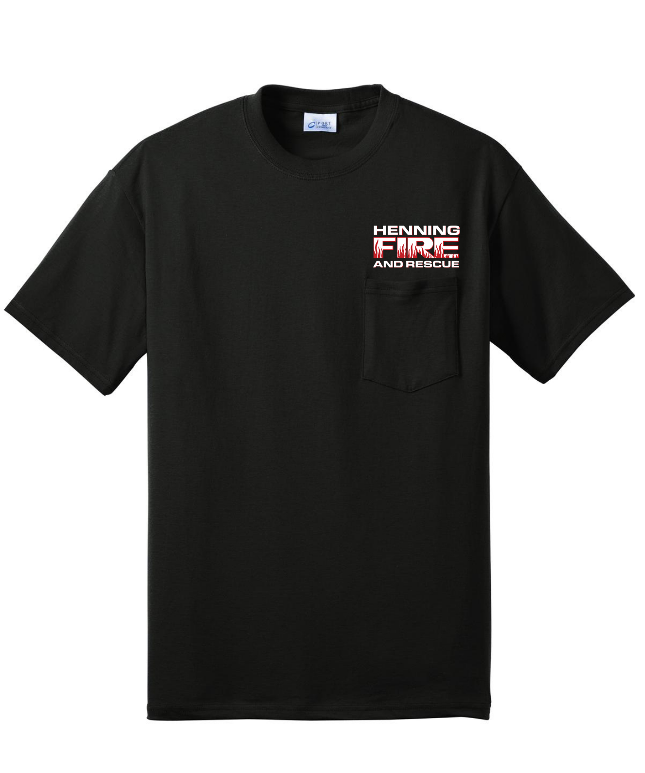 Port and Co Core Tee - Pocket