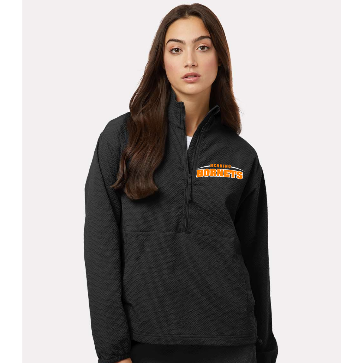 Womens Columbia 1/2 Zip Embroidered Pullover