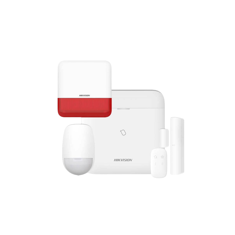 KIT ALARME AX PRO AVEC SIRÈNE EXTERNE SANS FIL HIKVISION