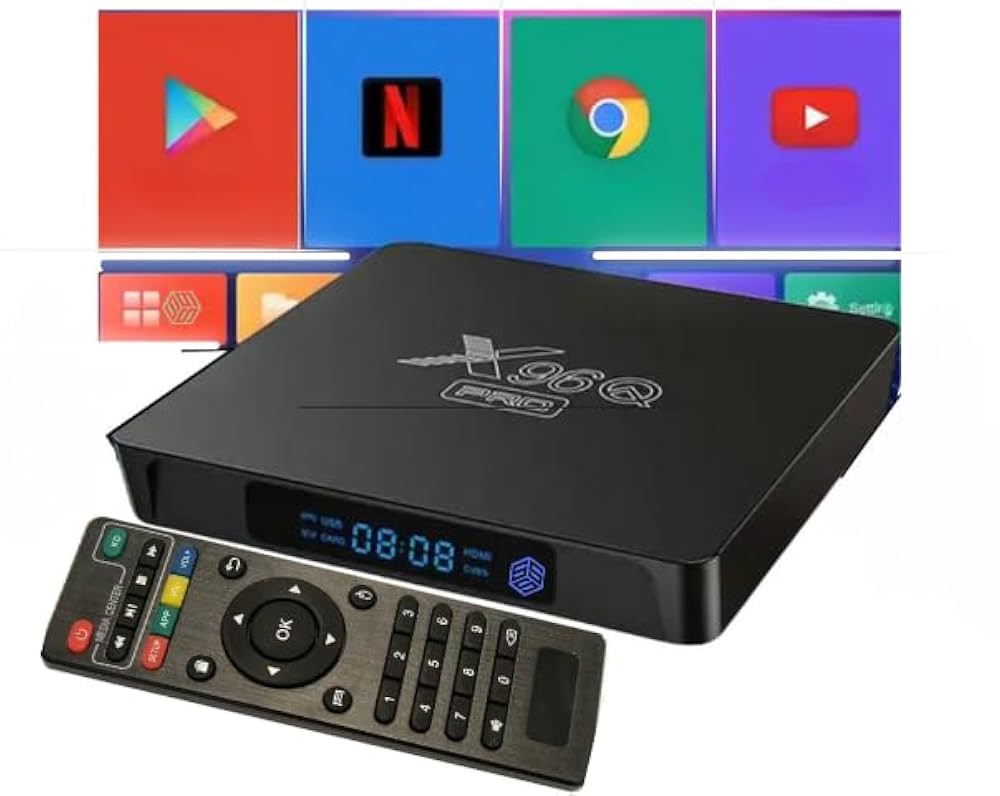 X96Q Pro 4/32 Avec 12 mois IPTV + Diwan