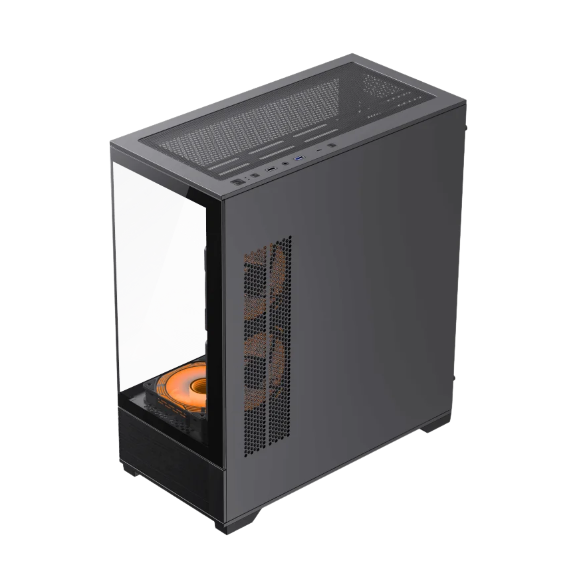 CASE GAMEMAX VISTA AB | Mid Tower ATX | 6 Fans ARGB PWM | USB Type-C Gen2 | Vidrio Templado | Sin Fuente