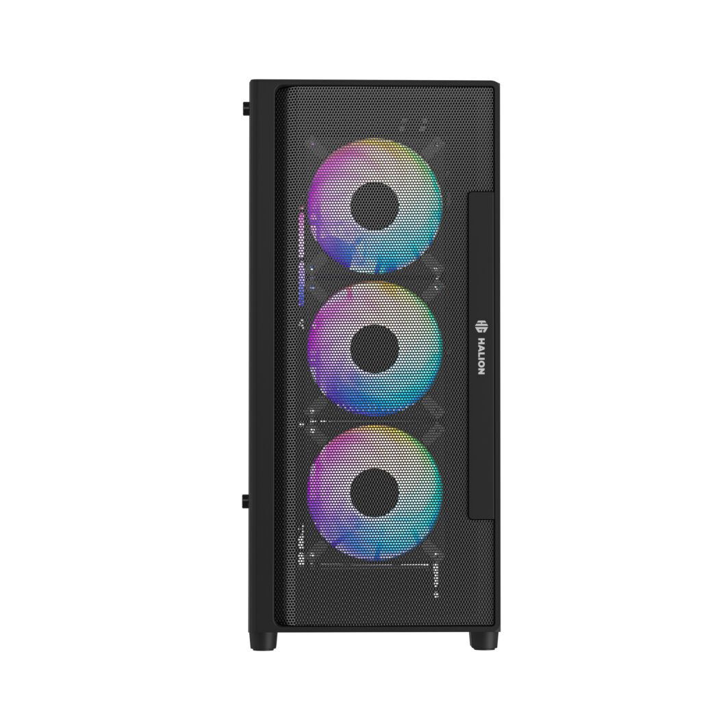 CASE HALION TRITON C02 ATX | Gamer | 4 Fans ARGB | S/Fuente